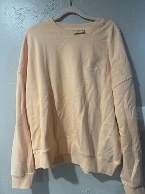 Taylor Swift Life of A Showgirl Peach Crewneck NWT Large